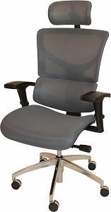 Эргономичное кресло Expert Sail ART серый
