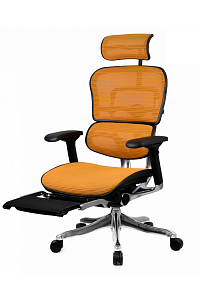 Эргономичное кресло Ergohuman Plus Legrest оранжевый