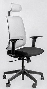 Эргономичное кресло Falto Neo каркас черный/ткань черная